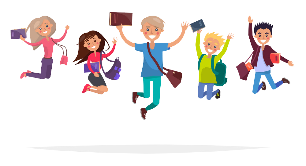 group-jumping-students-isolated-vector-17553629